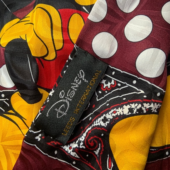 Disney Mickey Silk Scarf - Picture 2 of 2